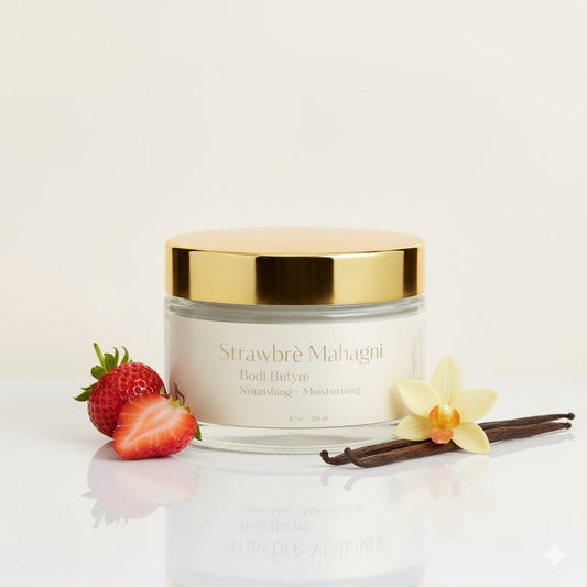 Bodi Butyre- Strawbré Mahagni